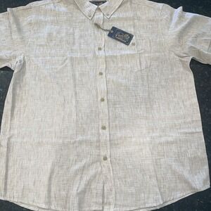 Frontier Threads Weatherproof Men's Light Tan Polo Size XXL NWT